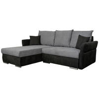 Funktionsecke Marseille schwarz grau B/T: ca. 218x168 cm Marseille - schwarz/grau (218,00/168,00cm)