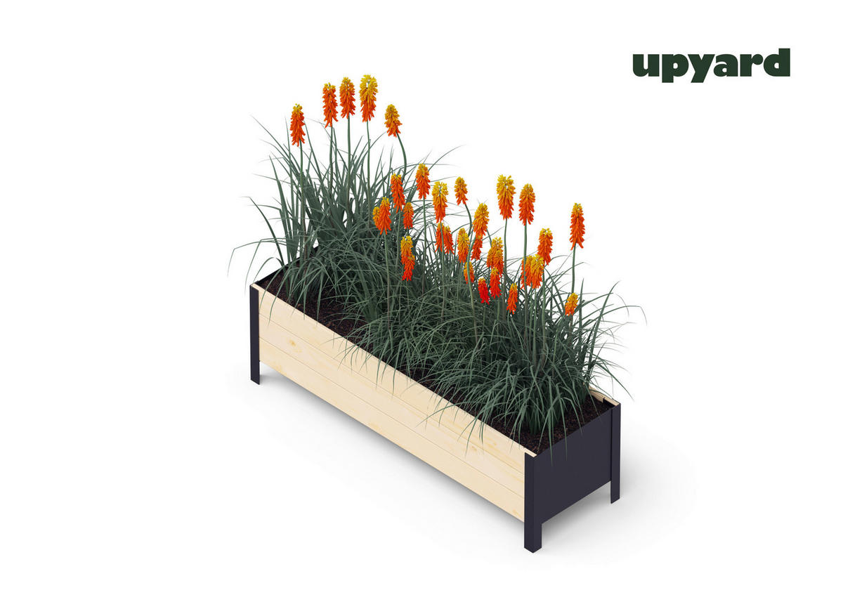 UPYARD Hochbeet MODERN natur Holz B/H/L: ca. 36x32x118 cm MODERN - natur (118,00/36,00/32,00cm) - UPYARD
