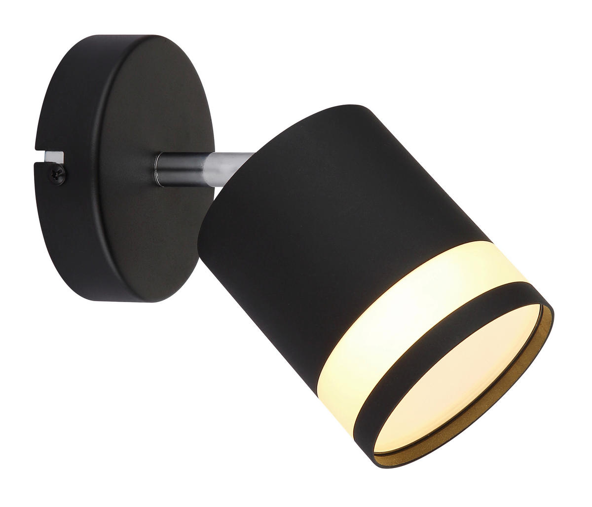 GLOBO Strahler Lucero - schwarz/Opal (10,00/18,50/15,00cm) - GLOBO