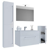 Waschplatz 5tlg-Badinos weiß B/H/T: ca. 60x50x46 cm 5tlg-Badinos - weiß (60,00/50,00/46,00cm) - VCM Möbel