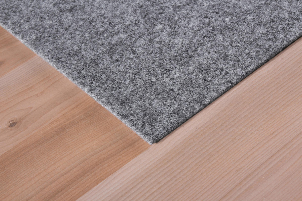 Teppichfliese Filz grau B/L: ca. 40x40 cm pro Stück Filz - grau (40,00/40,00cm)