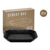 CreaTable Servierset Streat Box schwarz Steinzeug B/T: ca. 17x22 cm Streat Box - schwarz (17,00/22,00cm) - CreaTable