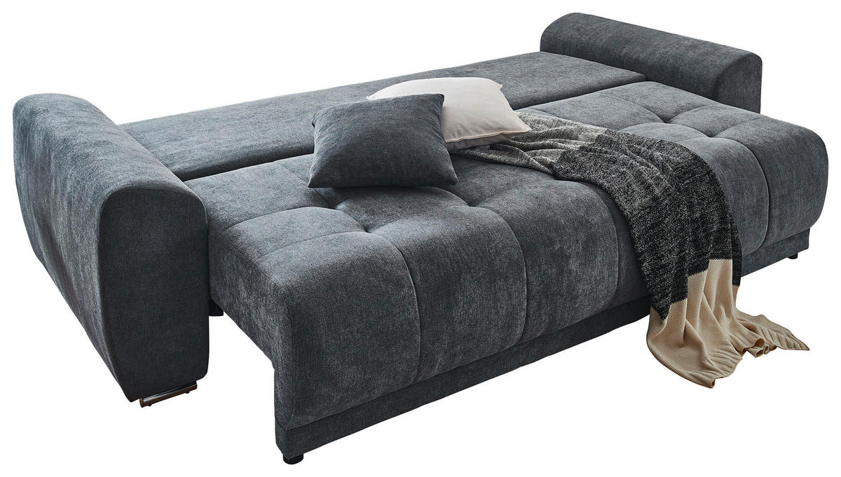 Schlafsofa Torro grau B/H/T: ca. 260x46x110 cm Torro - Chrom/grau (260,00/46,00/110,00cm)