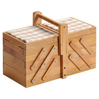 Kesper Nähkästchen braun Bambus B/H/T: ca. 29x19x16,5 cm Nähkästchen - braun (29,00/19,00/16,50cm) - Kesper