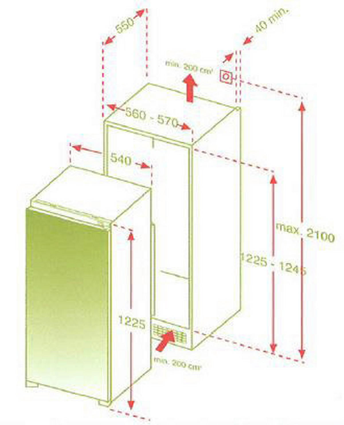 Respekta Doppelblock Premium weiß hochglänzend B/H/T: ca. 320x200x60 cm Premium - weiß/Edelstahl (320,00/200,00/60,00cm) - Respekta