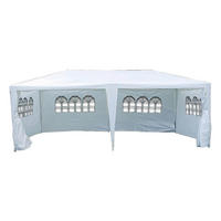 VCM Pavillon weiß Polyester-Mischgewebe B/H/L: ca. 600x197x300 cm Pavillon - weiß (300,00/600,00/197,00cm) - VCM