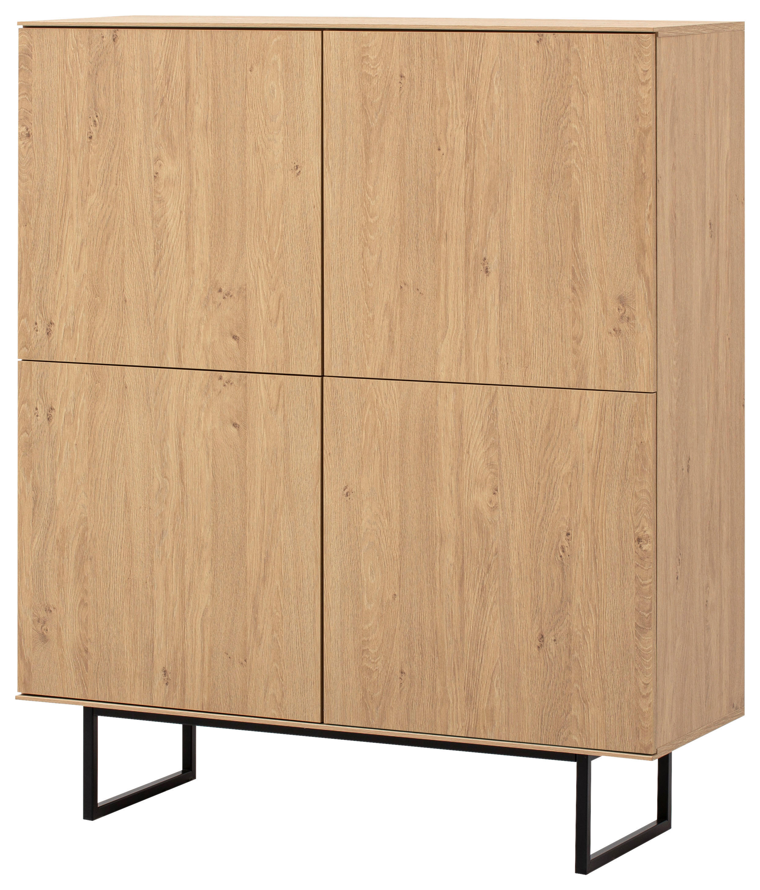 Highboard Kalmar Oak Stone Nachbildung B/H/T: ca. 115x137x40 cm Kalmar - Oak (115,00/137,00/40,00cm)