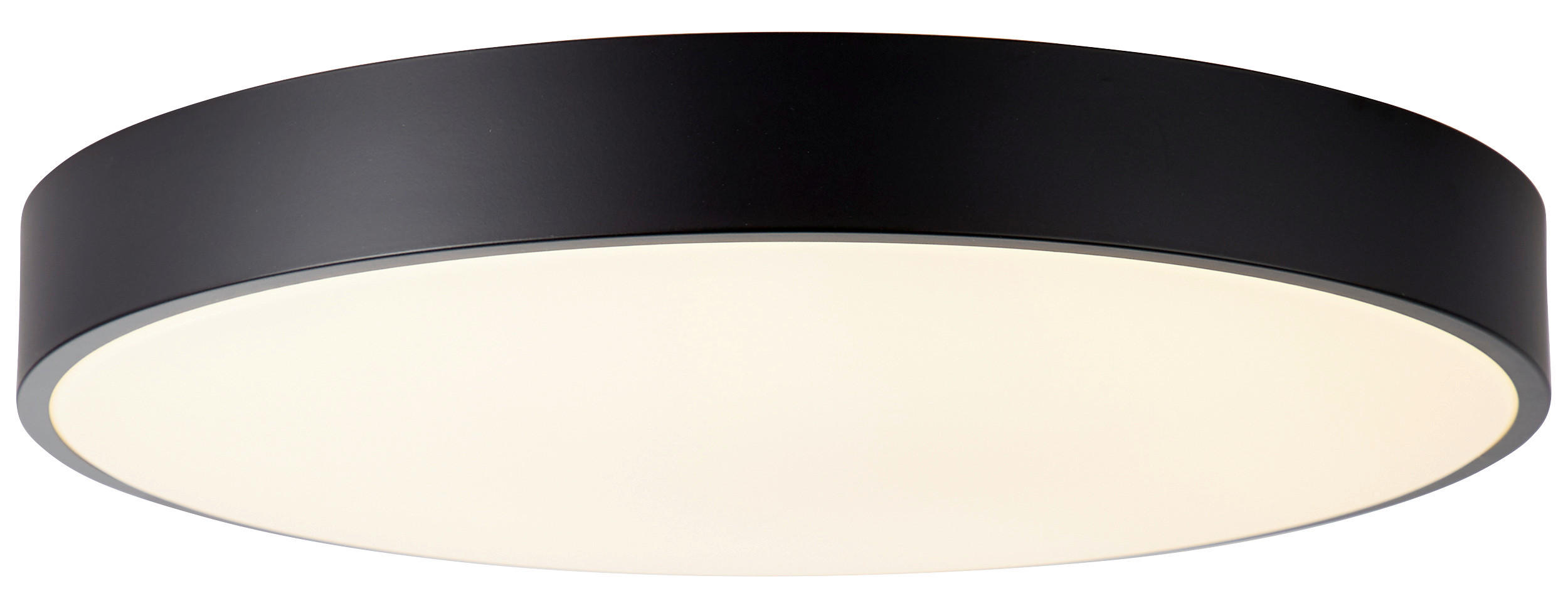 Brilliant Deckenleuchte Slimline G97014/76 schwarz weiß Metall Kunststoff H/D: ca. 8,5x49 cm Slimline - weiß/schwarz (49,00/8,50cm) - Brilliant