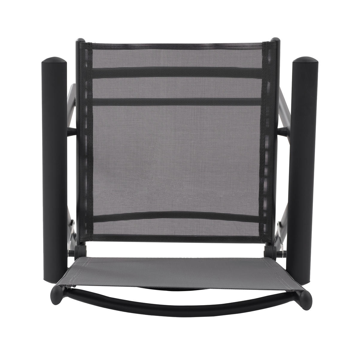 POCOline Gartensitzgruppe Patioset_5tlg. - schwarz/anthrazit - POCOline