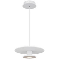 GLOBO LED-Pendelleuchte weiß hellgrau Metall Textil Aluminium H/D: ca. 150x38 cm CARTER - hellgrau/weiß (38,00/150,00cm) - GLOBO