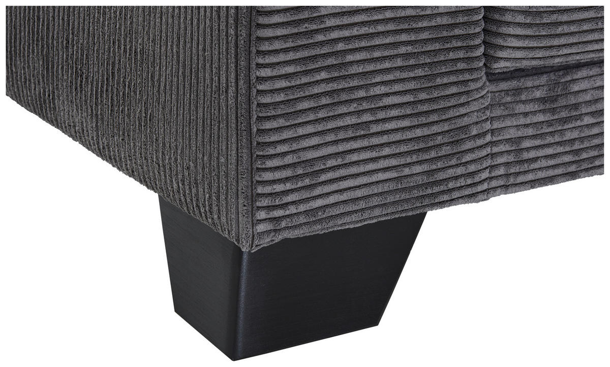 Big Sofa Play dunkelgrau B/T: ca. 286x141 cm Play - schwarz/dunkelgrau (286,00/141,00cm)