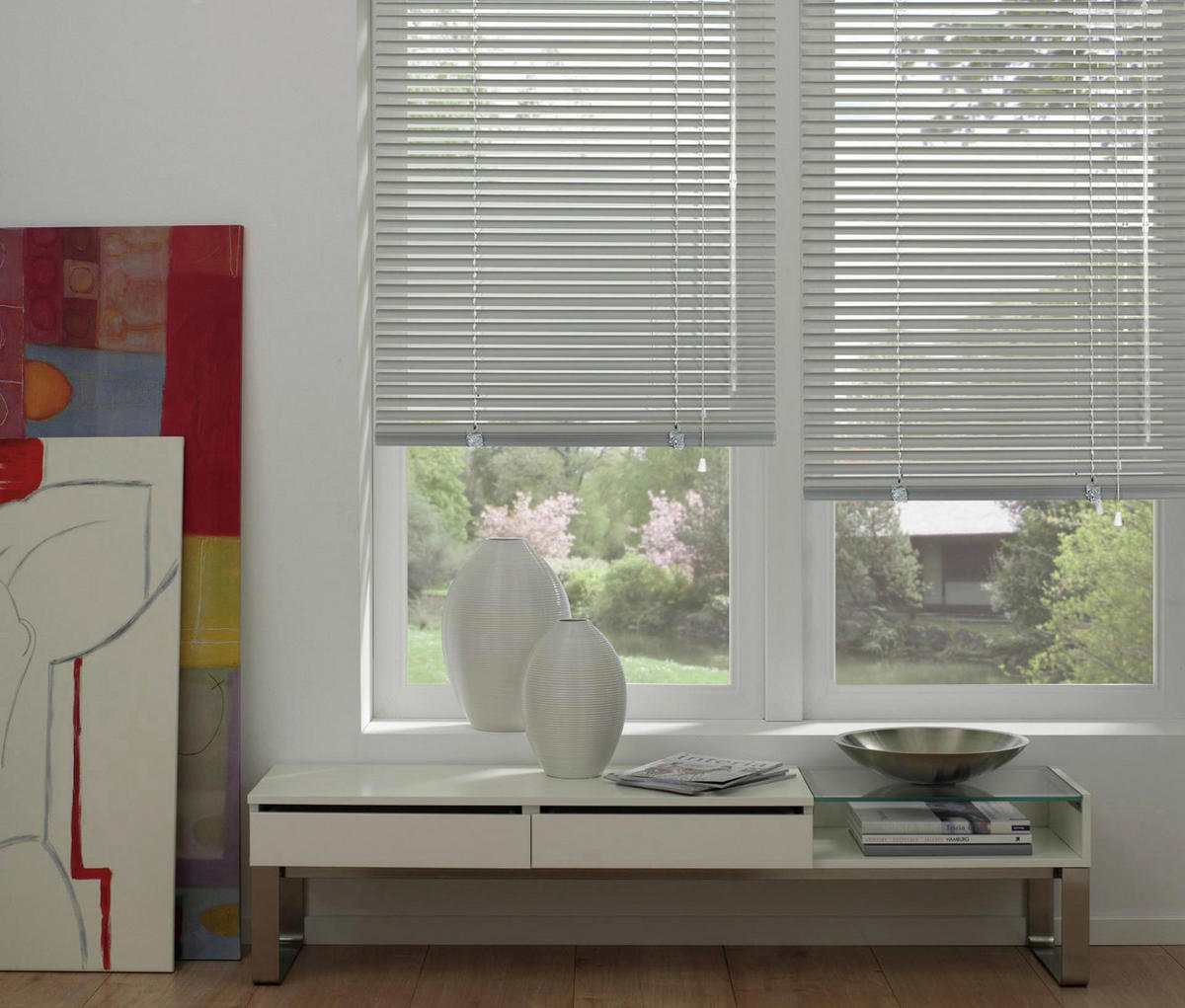 Alu-Jalousie silber B/L: ca. 100x220 cm Alu-Jalousie - silber (100,00/220,00cm)