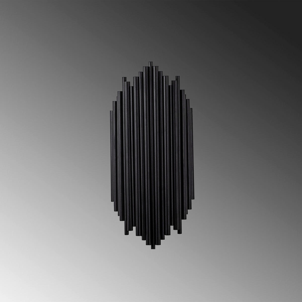 Opviq Wandleuchte schwarz Metall B/H/L: ca. 8x40x18 cm E14 1 Brennstellen Kara - schwarz (18,00/8,00/40,00cm) - Opviq