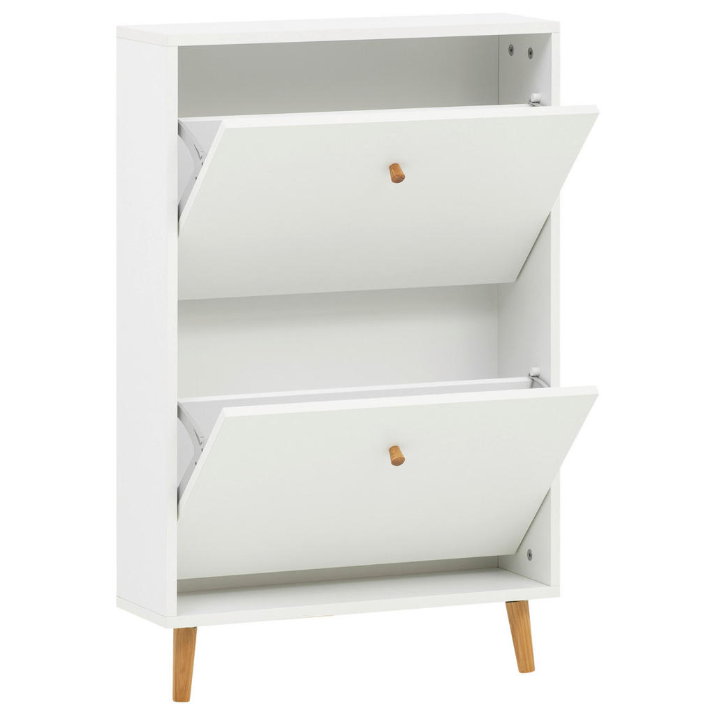 Thumbnail - Schuhkipper Bjarne weiß matt B/H/T: ca. 59,8x92,2x19,55 cm