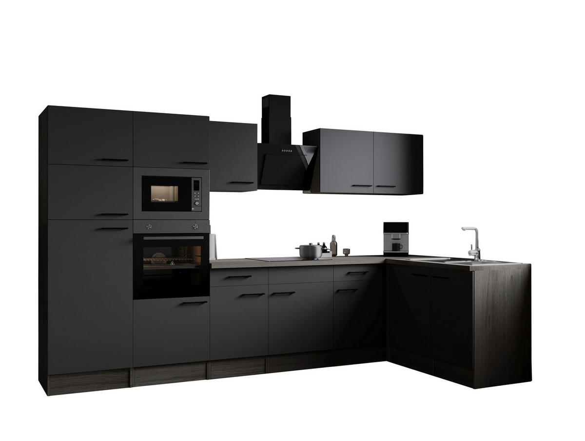 Winkelküche Oliver B/H/T: ca. 340x205x172 cm Oliver - Eiche/grau (340,00/205,00/172,00cm) - Respekta