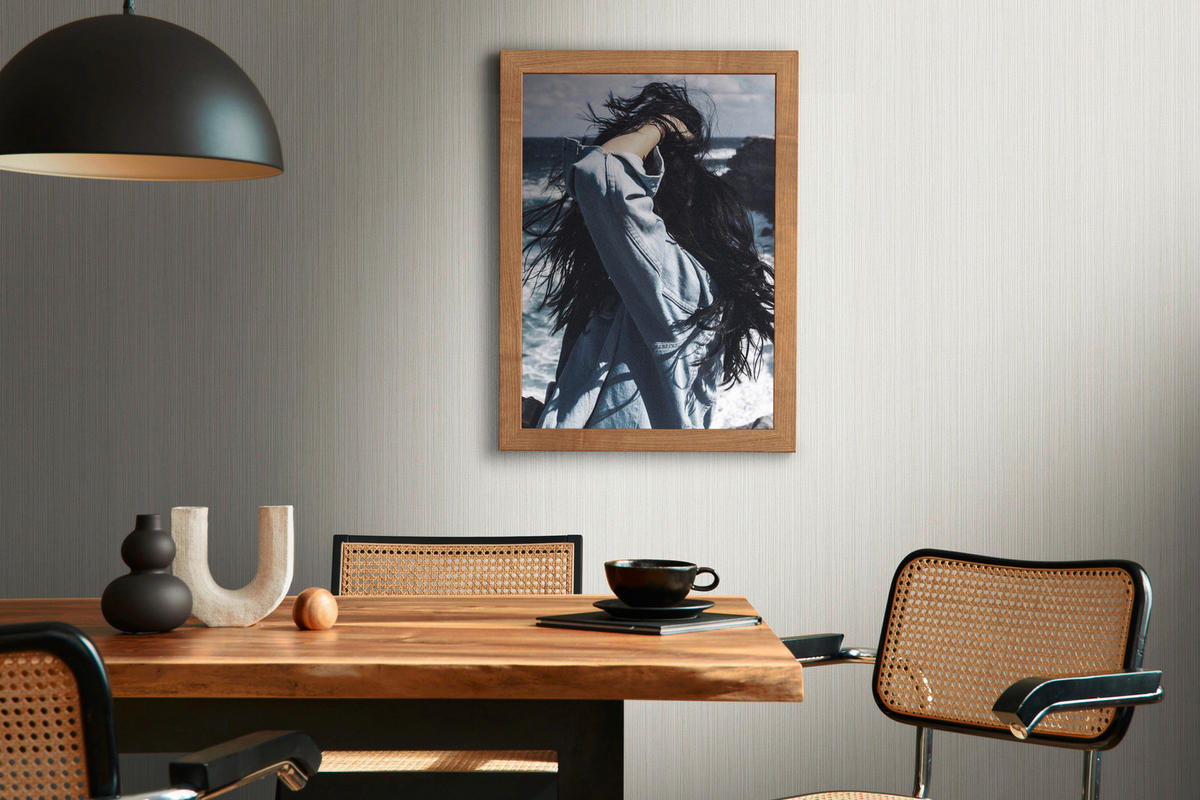 A.S.Création Vliestapete grau B/H/D: ca. 53x1005x8 cm Vliestapete - grau (8,00/1005,00cm) - A.S.Creation