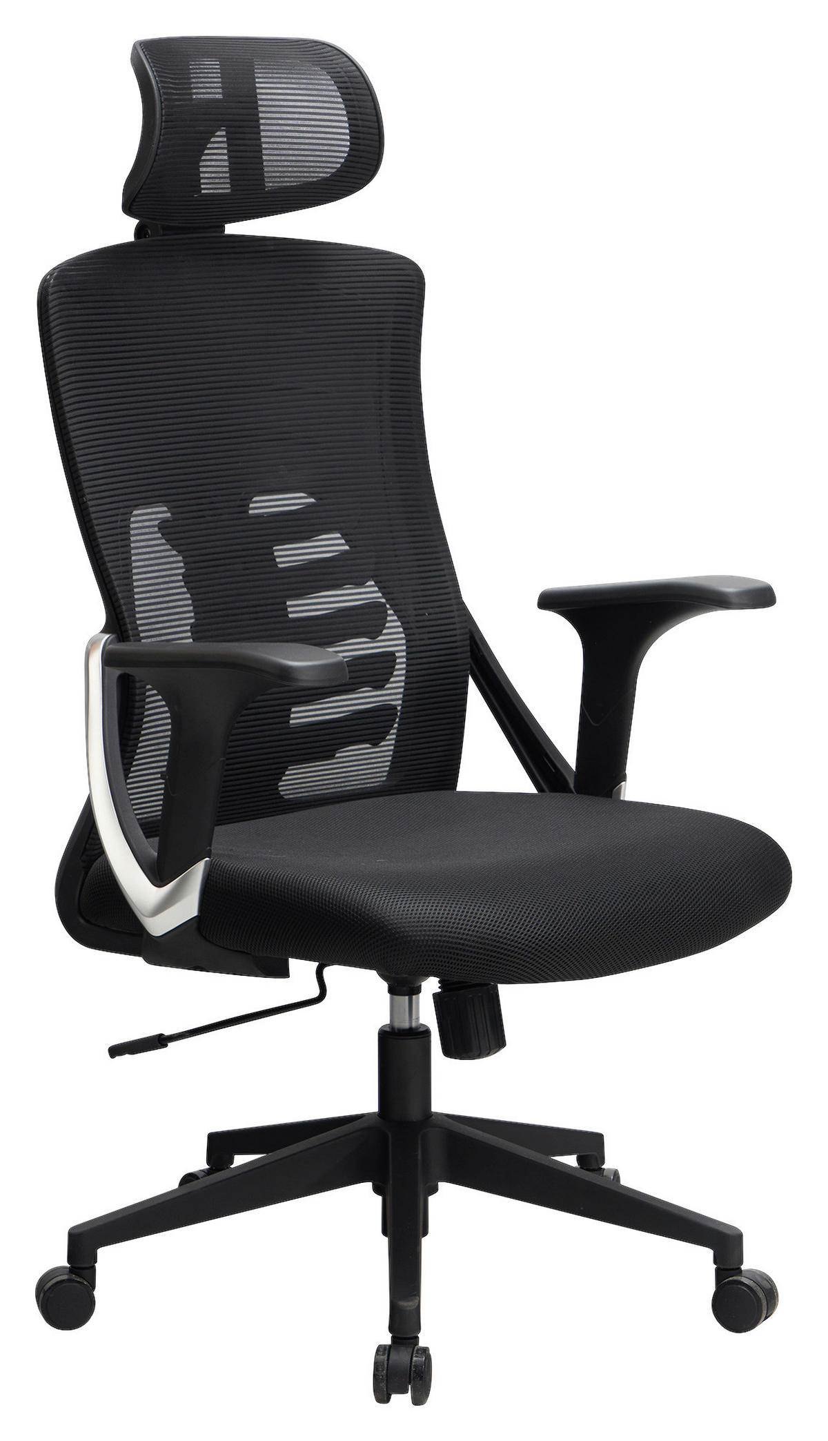 Drehstuhl schwarz Bürostuhl - schwarz (65,00/123,00/65,00cm) - Amstyle