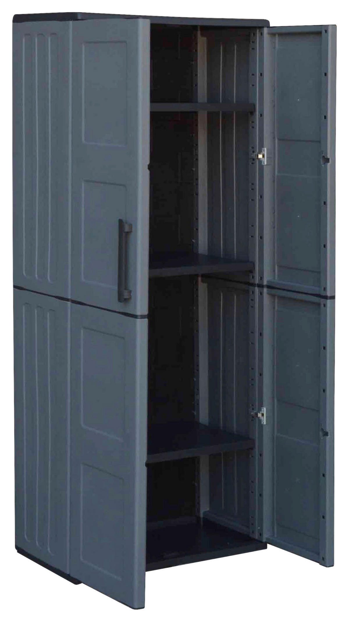 ArtPlast Kunststoffschrank Free hoch grau Kunststoff B/H/T: ca. 68x163x37 cm Free hoch - grau (68,00/163,00/37,00cm) - Artplast