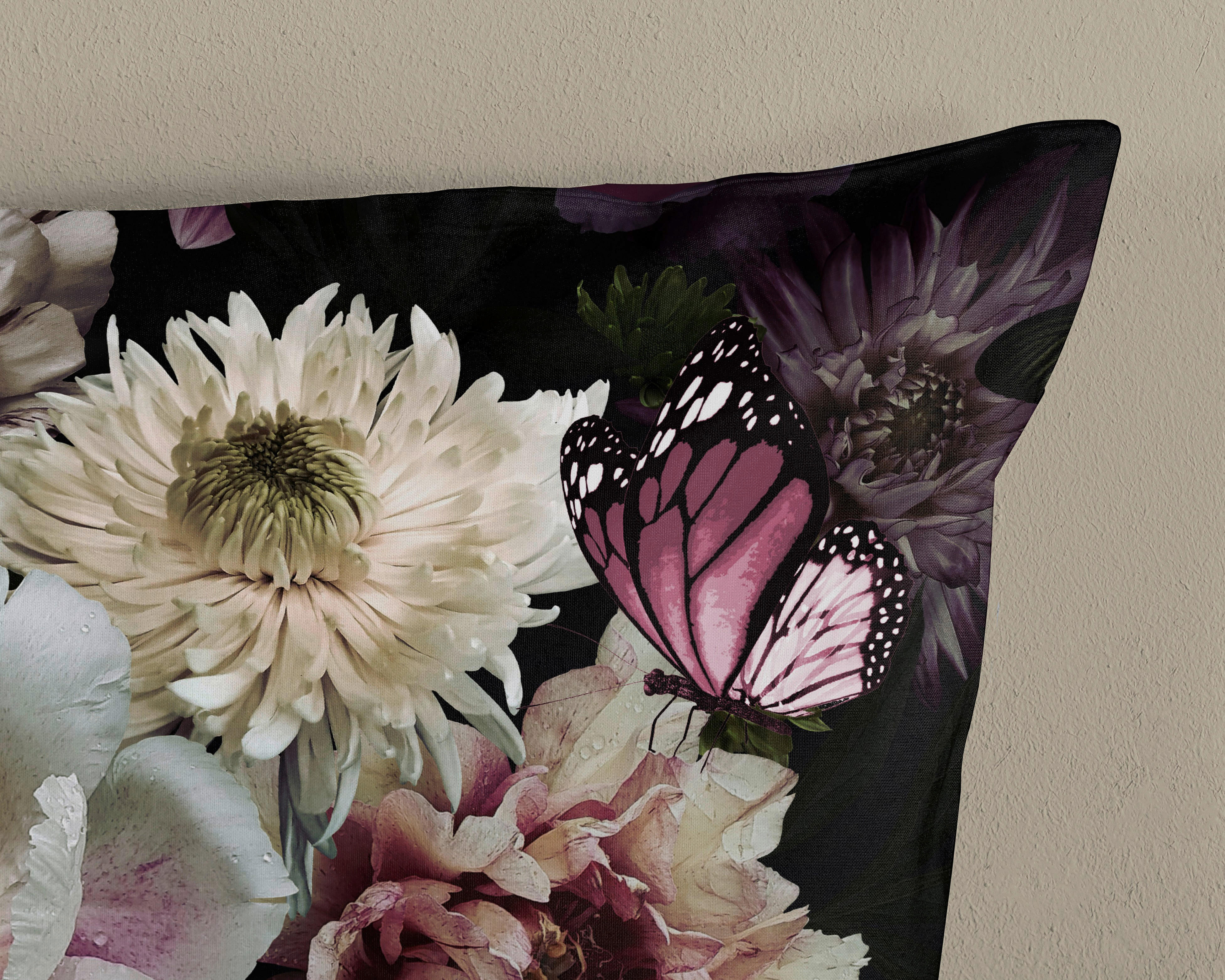 Thumbnail - Microfaser Bettwäsche Marleen bordeauxrot Polyester B/L: ca. 135x200 cm