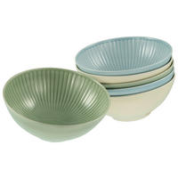 CreaTable Mehrzweckschalen Valencia bunt Porzellan Valencia - bunt - CreaTable