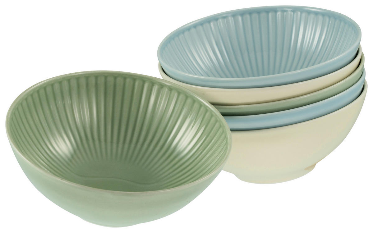CreaTable Mehrzweckschalen Valencia bunt Porzellan Valencia - bunt - CreaTable