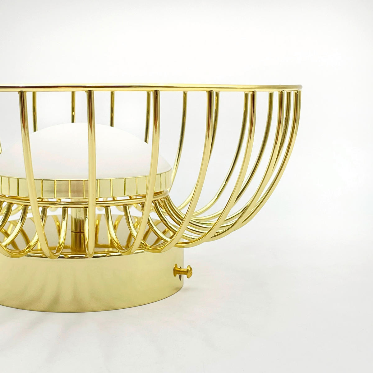 Lamkur Deckenleuchte gold Stahl B/H/L: ca. 27x27x17 cm Betsy - gold (17,00/27,00/27,00cm) - Lamkur