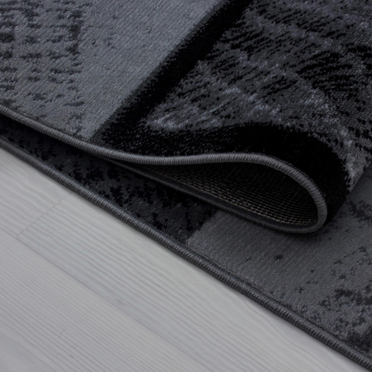 Ayyildiz Teppich PLUS schwarz B/L: ca. 80x150 cm PLUS - schwarz (80,00/150,00cm) - Ayyildiz
