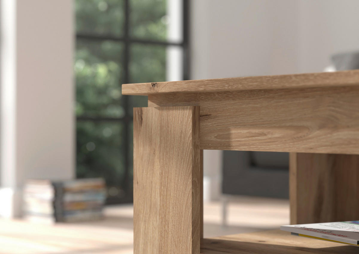 Couchtisch Mason Nox Oak Nachbildung B/H/T: ca. 100x45x60 cm Mason - (100,00/45,00/60,00cm)