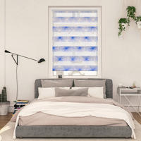 Doppelrollo Duo Flower Wheel gelb B/L: ca. 100x130 cm Duo Flower Wheel - gelb (100,00/130,00cm) - LICHTBLICK