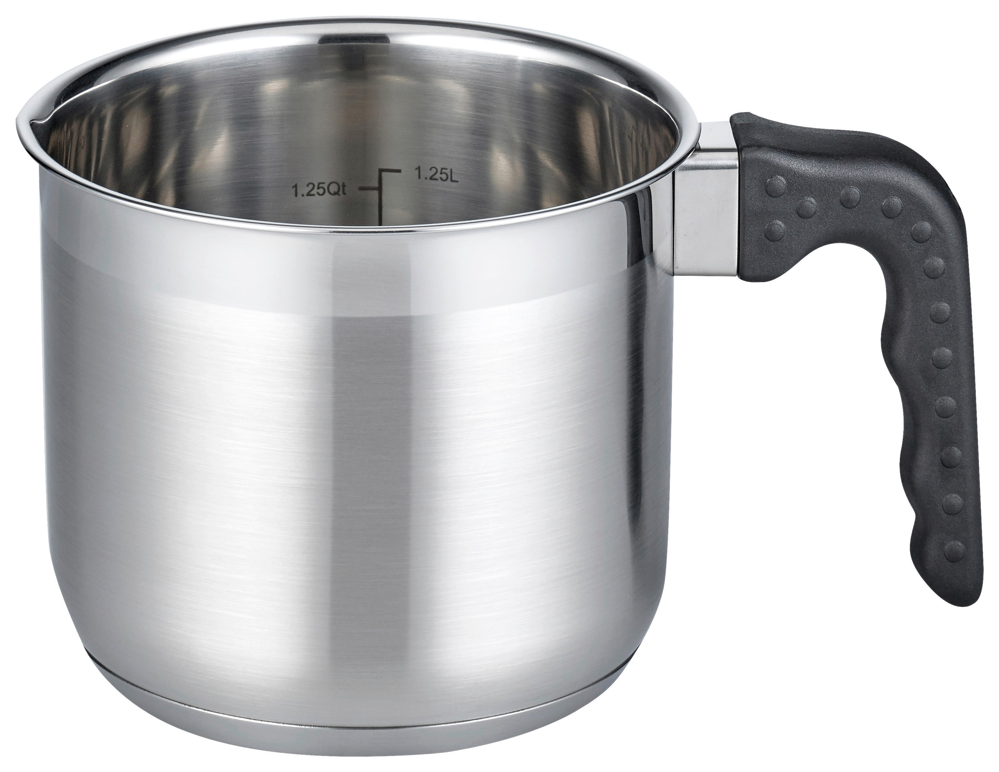ELO Basic Topf silber Edelstahl Milchtopf - schwarz/silber - ELO Basic