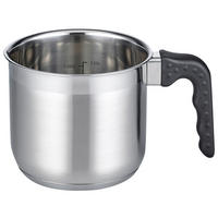 ELO Basic Topf silber Edelstahl Milchtopf - schwarz/silber - ELO Basic