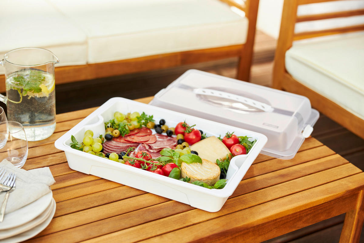 Rotho Party-Butler COOL & FRESH weiß B/H/L: ca. 29,5x11x43,5 cm COOL & FRESH - weiß (43,50/29,50/11,00cm) - Rotho