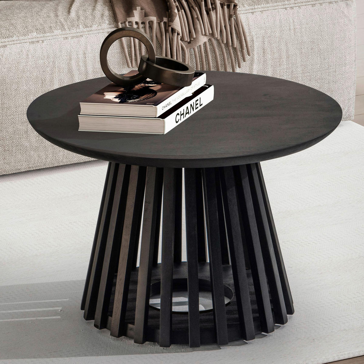 Couchtisch  B/H/T: ca. 60x41x60 cm Couchtisch - (60,00/41,00/60,00cm) - Wohnling
