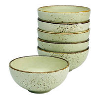 CreaTable Schalen-Set NATURE COLLECTION sand Steinzeug D: ca. 11,5 cm NATURE COLLECTION - sand (11,50cm) - CreaTable