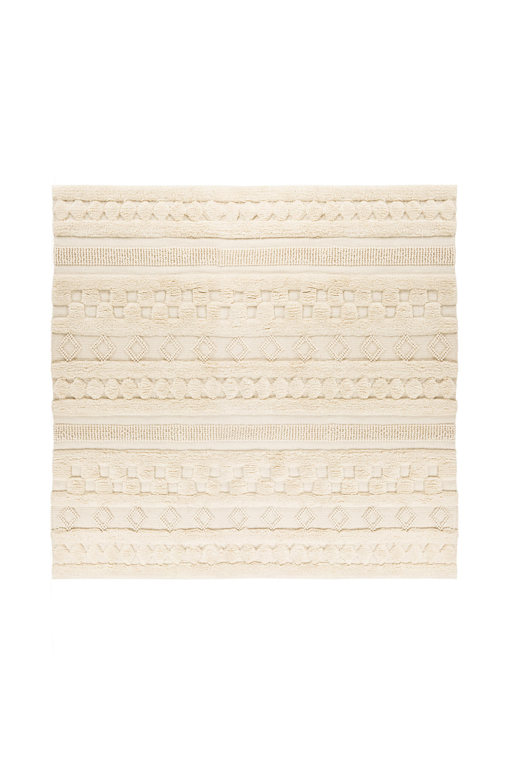 360Living Teppich Bohist natur B/L: ca. 200x200 cm Bohist - natur (200,00/200,00cm) - 360Living