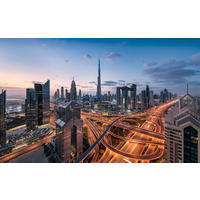 Komar Fototapete Lights of Dubai B/L: ca. 450x280 cm Lights of Dubai - (450,00/280,00cm) - Komar