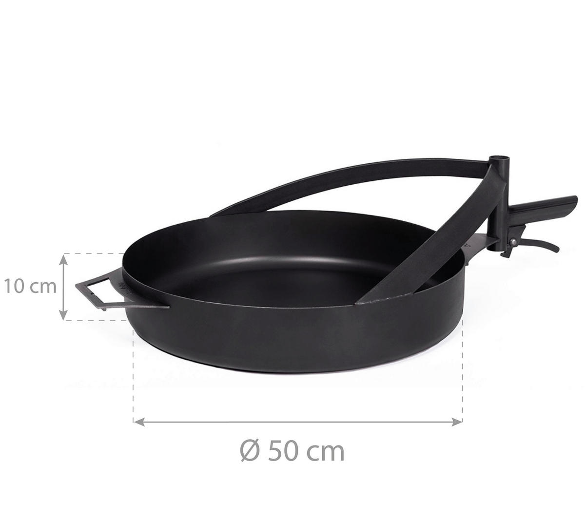 CookKing Grillpfanne Bandito & Montana x schwarz Stahl B/T: ca. 50x50 cm Bandito & Montana x - schwarz (50,00/50,00cm) - CookKing