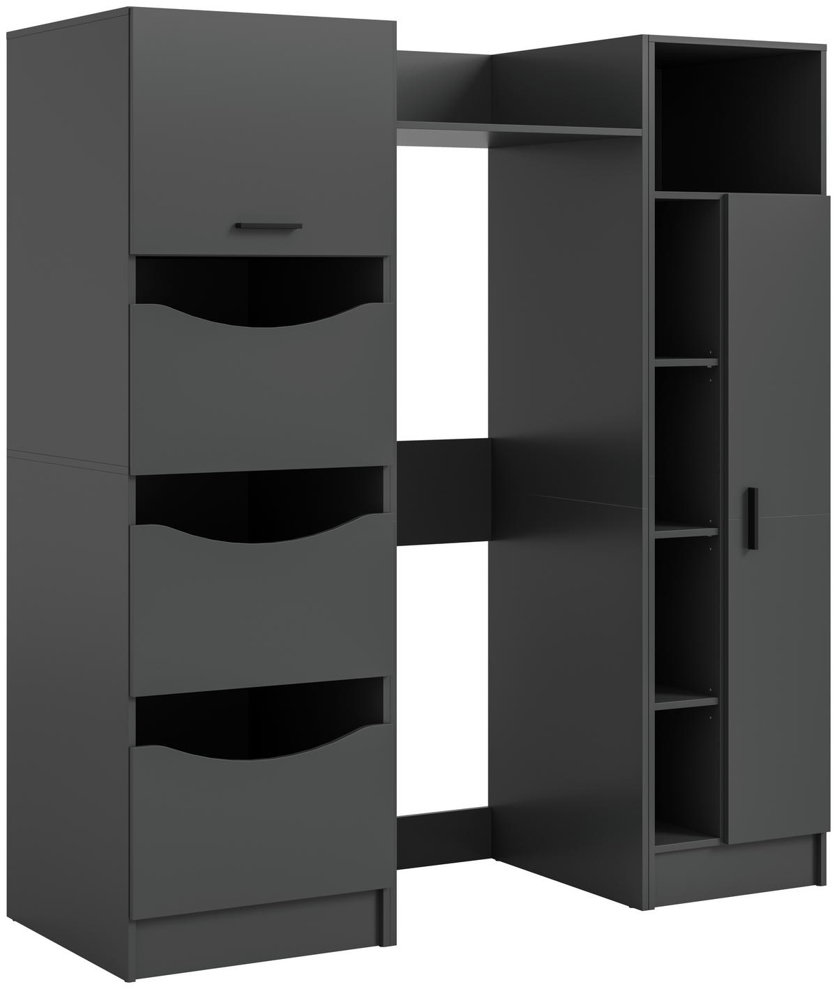 Waschmaschinenumbauschrank Free anthrazit B/H/T: ca. 176x195x68 cm Free - anthrazit (176,00/195,00/68,00cm) - xonox.home