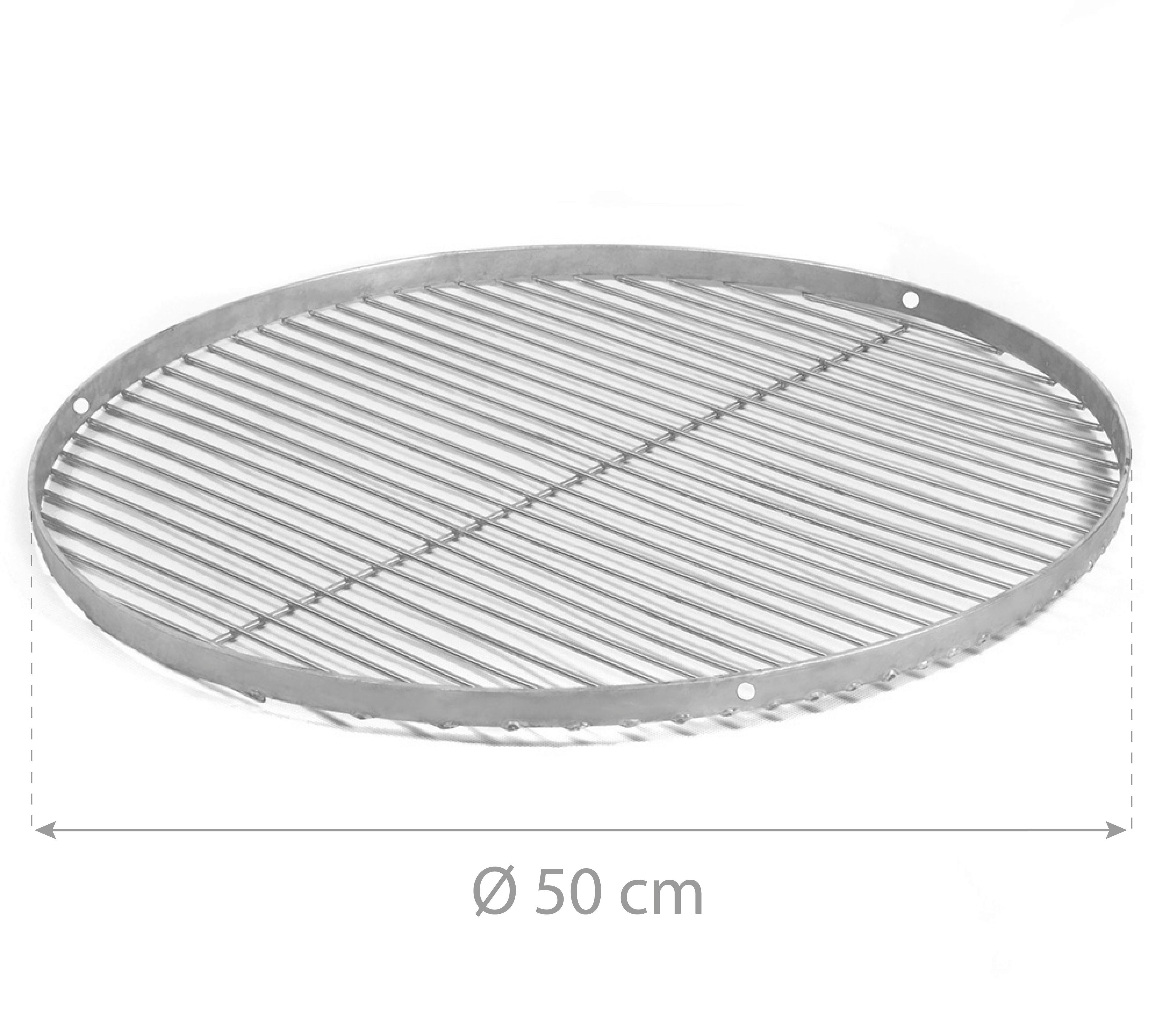CookKing Grillrost 50 silber Edelstahl B/T: ca. 50x50 cm 50 - silber (50,00/50,00cm) - CookKing