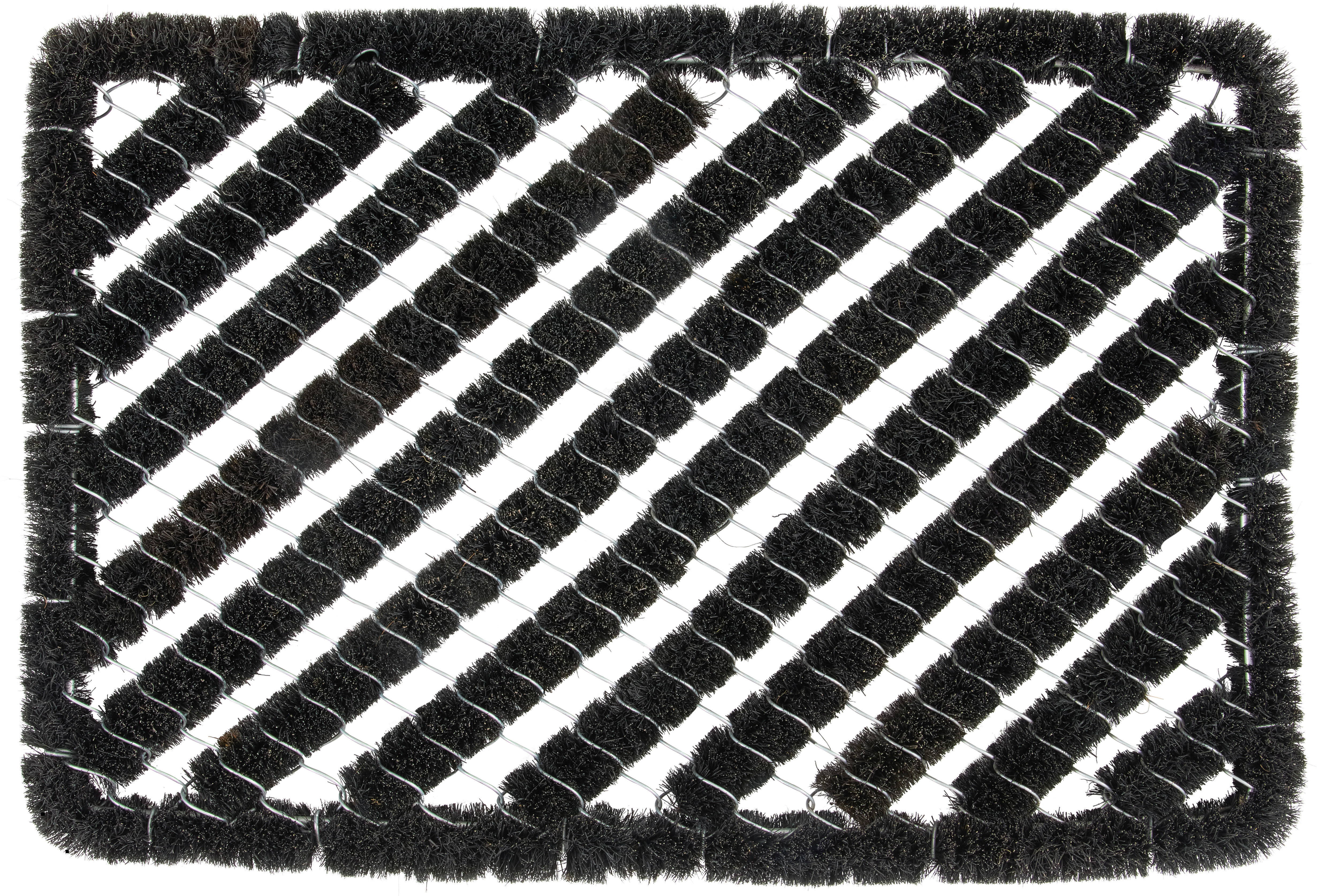Andiamo Fußmatte schwarz B/L: ca. 40x60 cm Fußmatte_Drahtgitter 40x60cm schw. - schwarz (40,00/60,00cm) - Andiamo