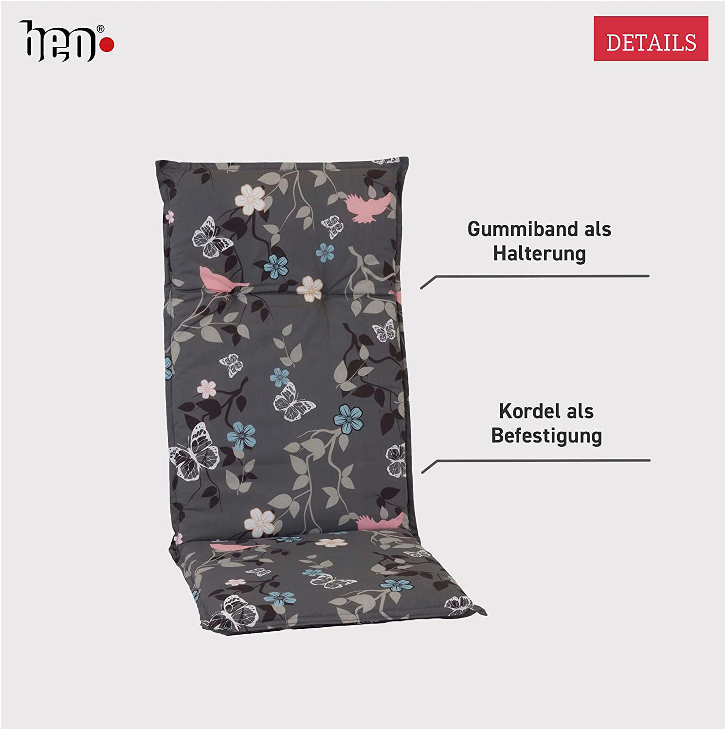 Beo Saumauflage für Hochlehner Bregenz multicolor Polyester-Mischgewebe B/H/L: ca. 50x6x118 cm 2er Set Bregenz - multicolor (118,00/50,00/6,00cm) - Beo