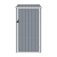 VidaXL Gerätehaus grau B/H: ca. 87x159 cm Gerätehaus - grau (87,00/159,00cm) - VidaXL
