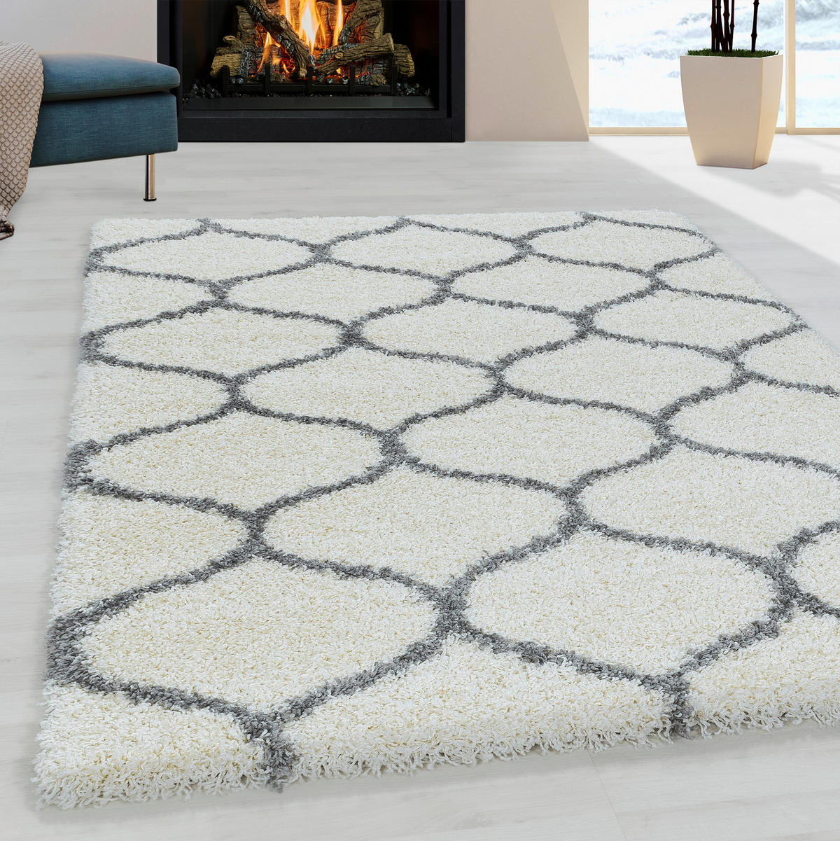 Ayyildiz Teppich SALSA creme B/L: ca. 240x340 cm SALSA - creme (240,00/340,00cm) - Ayyildiz