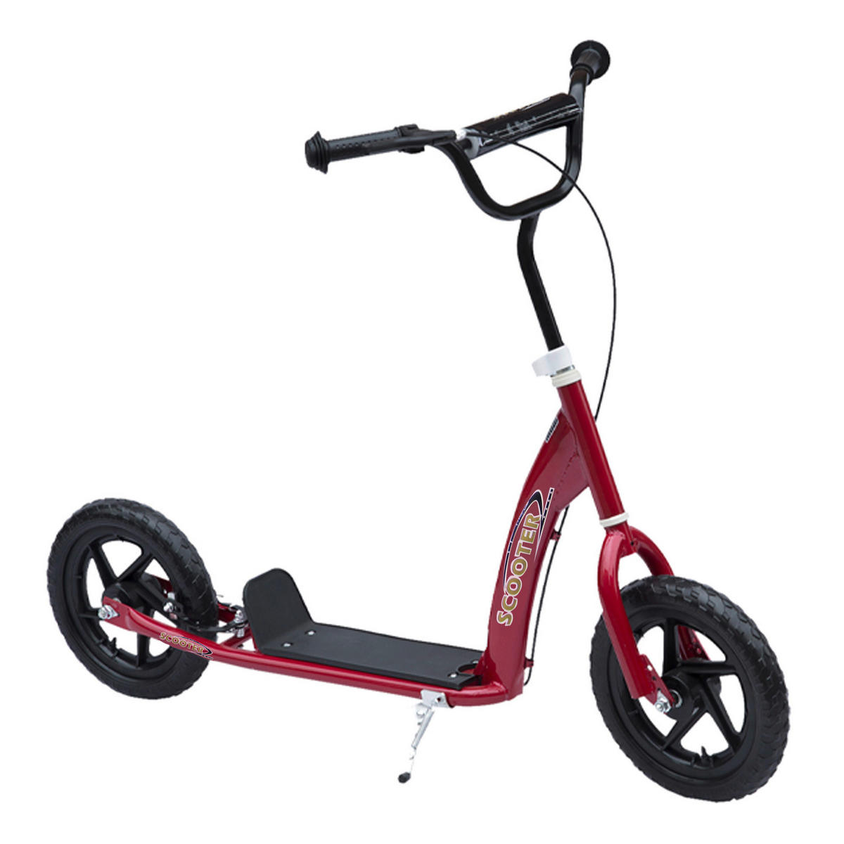 HOMCOM Kinderroller rot Kinderroller - rot (120,00/52,00/88,00cm) - HOMCOM