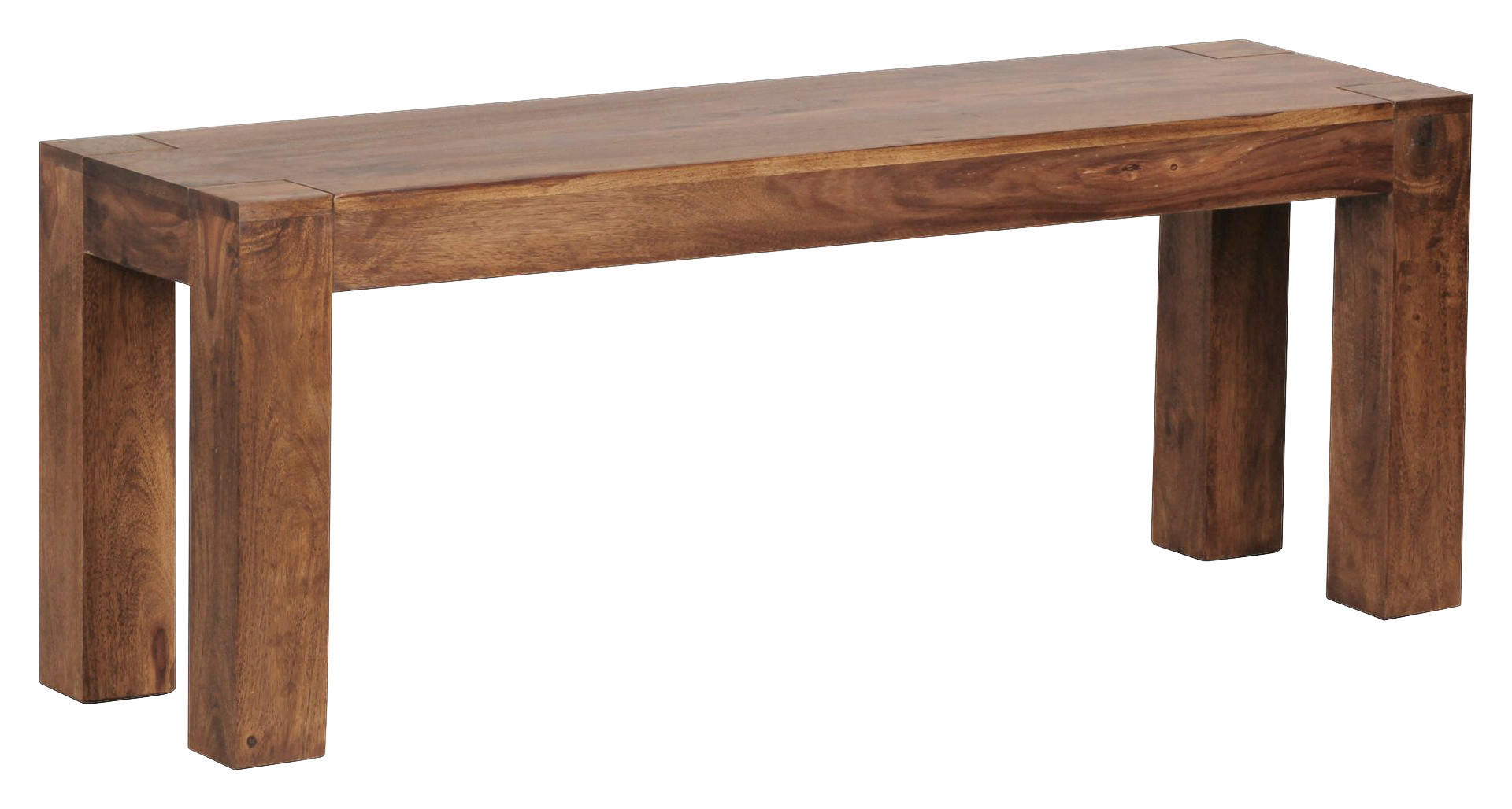 Wohnling Sitzbank natur Echtholz B/H/T: ca. 120x45x35 cm Sitzbank - natur (120,00/45,00/35,00cm) - Wohnling