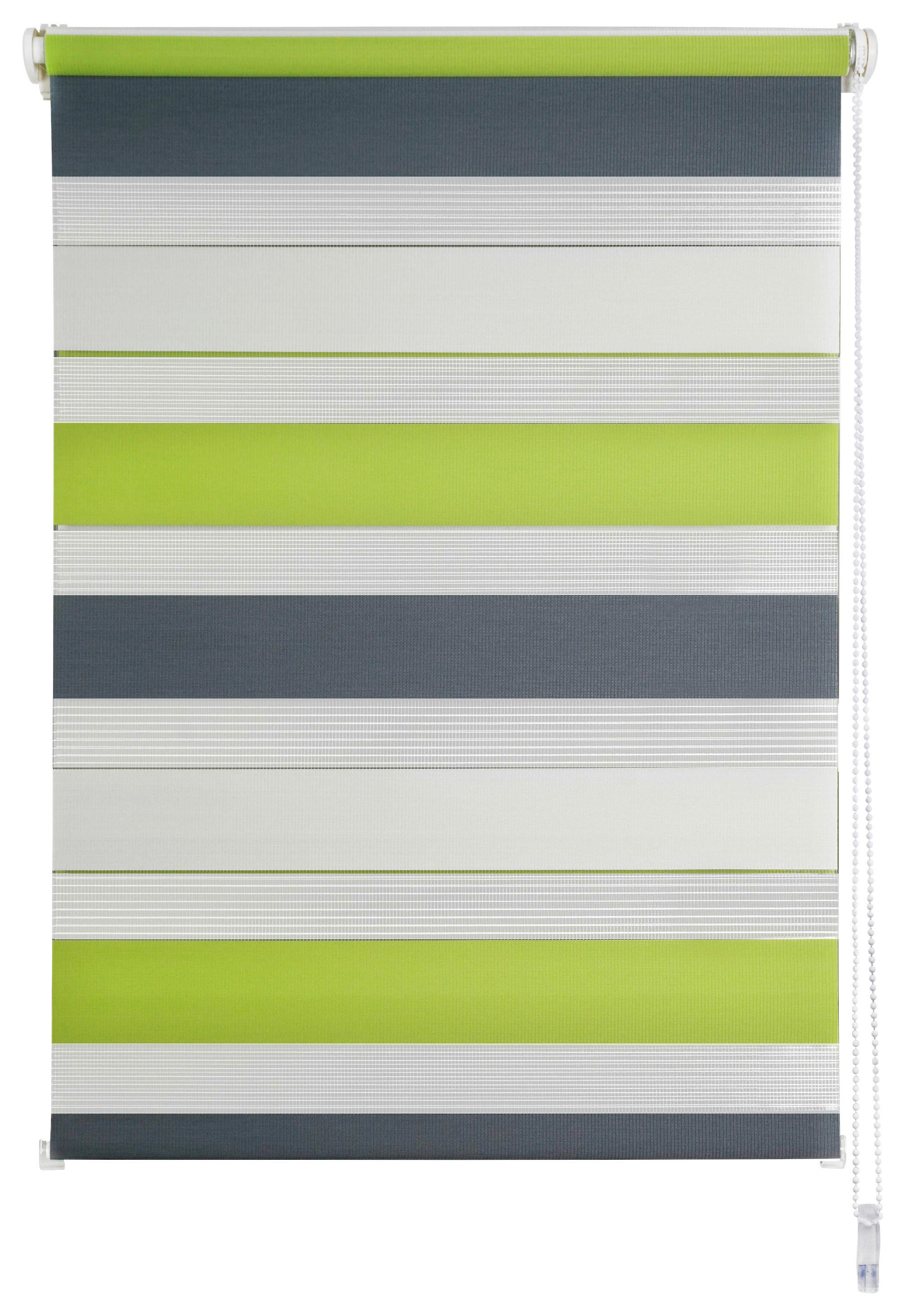 Doppelrollo Just-Triple grün B/L: ca. 100x160 cm Just-Triple - grün/grau (100,00/160,00cm)