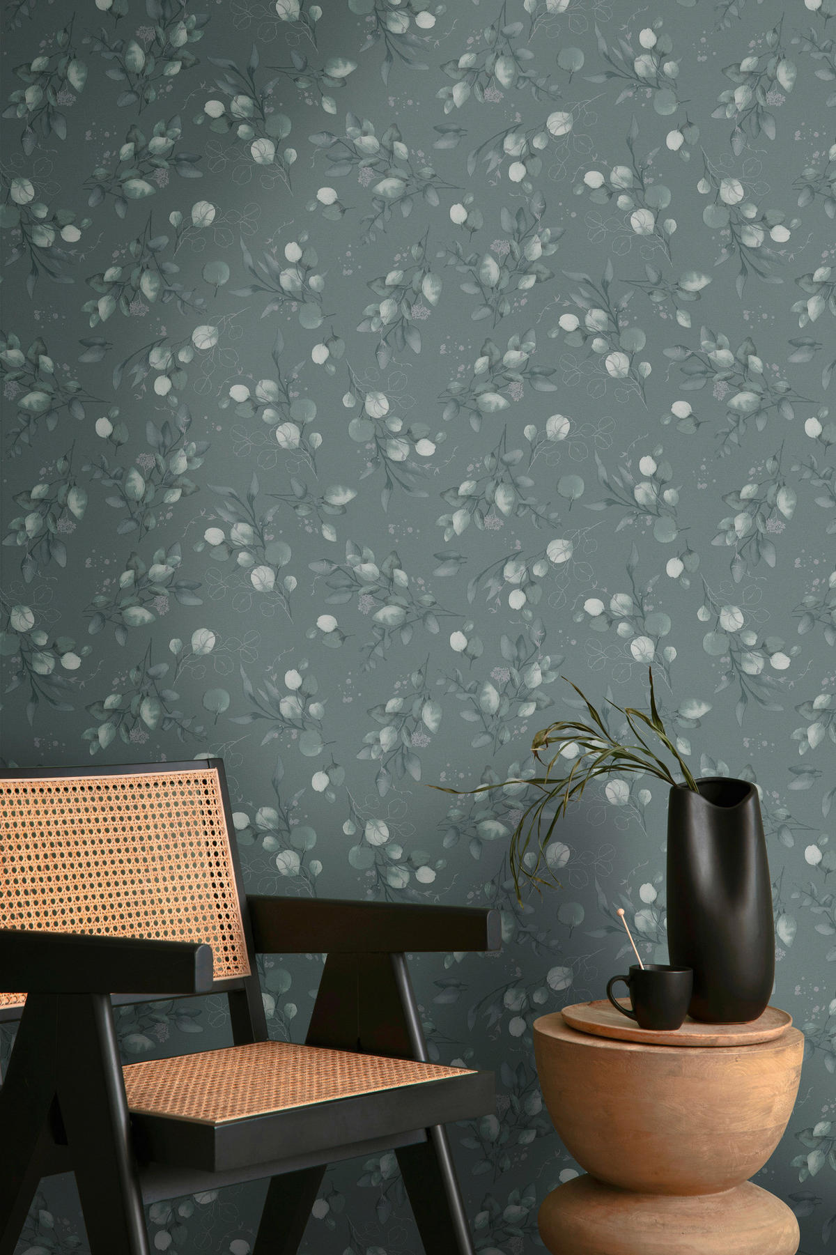 A.S.Création Vliestapete silber grün B/H/D: ca. 53x1005x8,3 cm Vliestapete - grün/silber (8,30/1005,00cm) - A.S.Creation