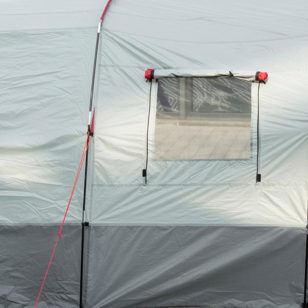 Outsunny Campingartikel B/H/L: ca. 240x510x180 cm Campingzelt - grau (180,00/240,00/510,00cm) - Outsunny