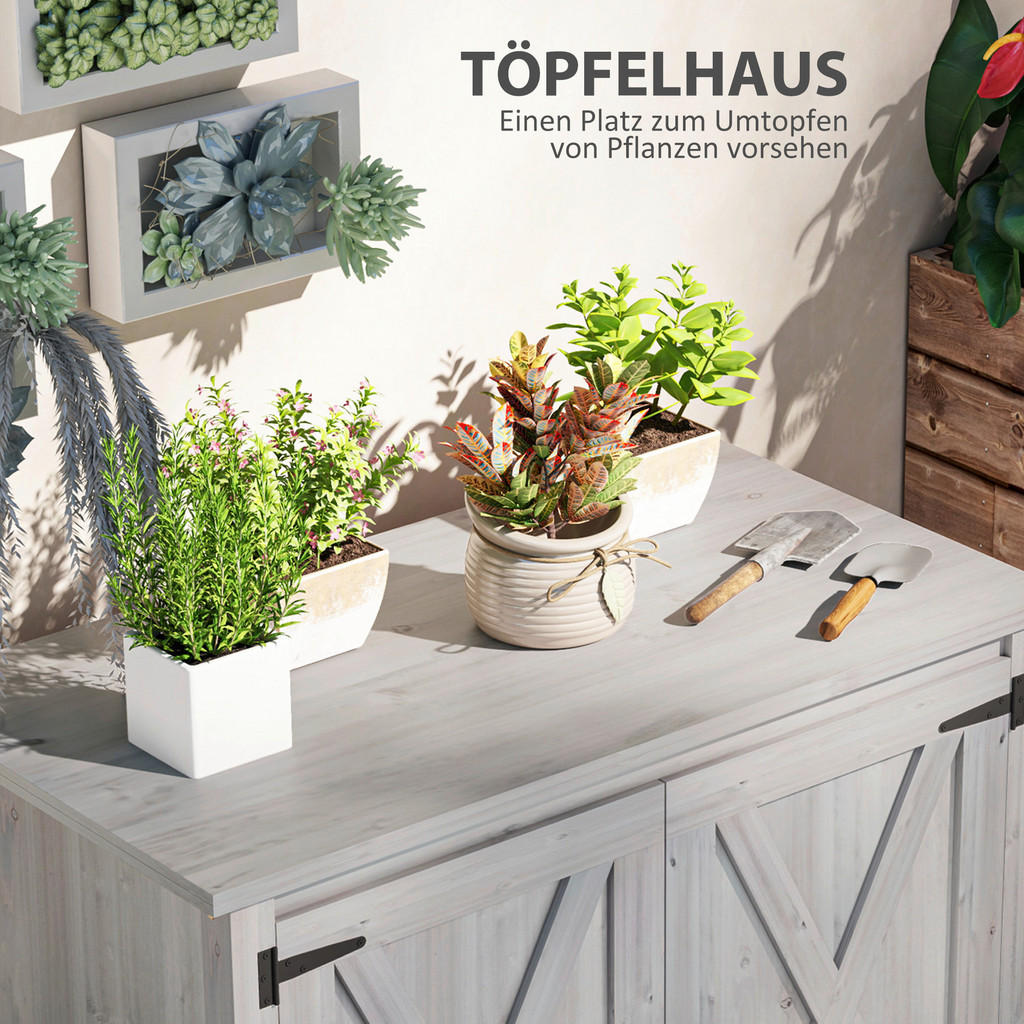 Thumbnail - Outsunny Gartenschrank