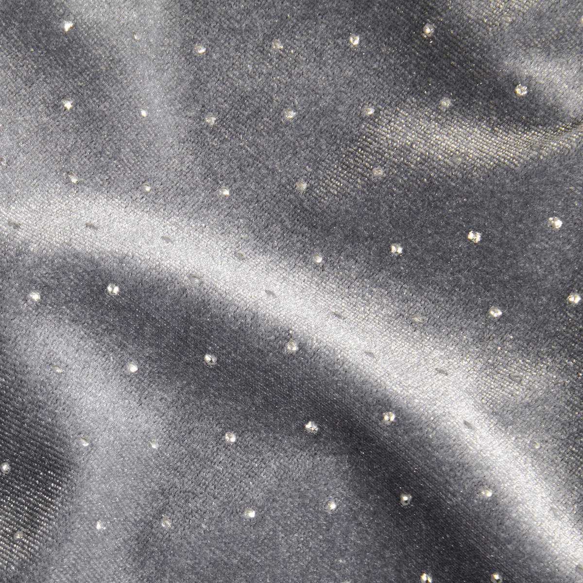 Stuhlhusse Stuhlhusse_Samt_Sparkle anthrazit - anthrazit/silber (40,00/45,00/60,00cm)